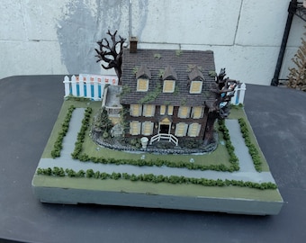 HO Scale Model Of The  Amityville House.