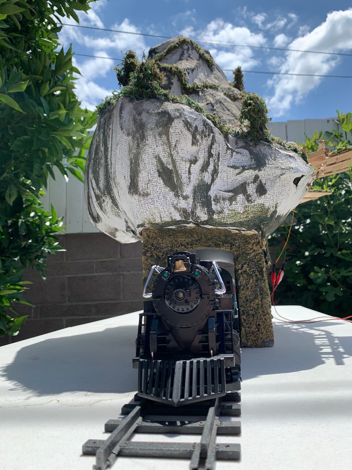 Matterhorn Mountain With G Scale Train Tunnel Etsy