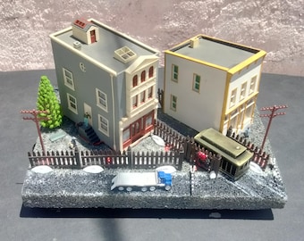 HO Scale Model Of The Streets of San Francisco.