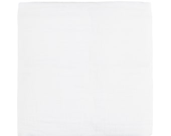 plain white swaddle