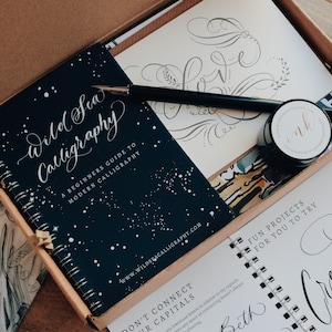 Beginners moderne kalligrafie Kit, moderne kalligrafie Kit, kalligrafie cadeau, kalligrafie, handbelettering, moderne kalligrafie leren