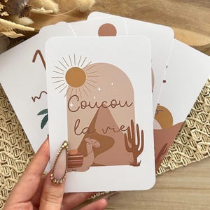Tarjetas de hitos del bebé Desierto - Sahara - Terracota - Camello - Bebé de primer año - Meses de cumpleaños - 1er año - Embarazo