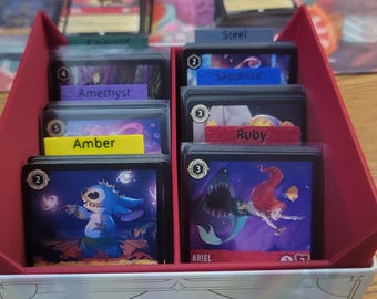 Disney Lorcana Illumineer's Trove 3D Printed Card Organizer