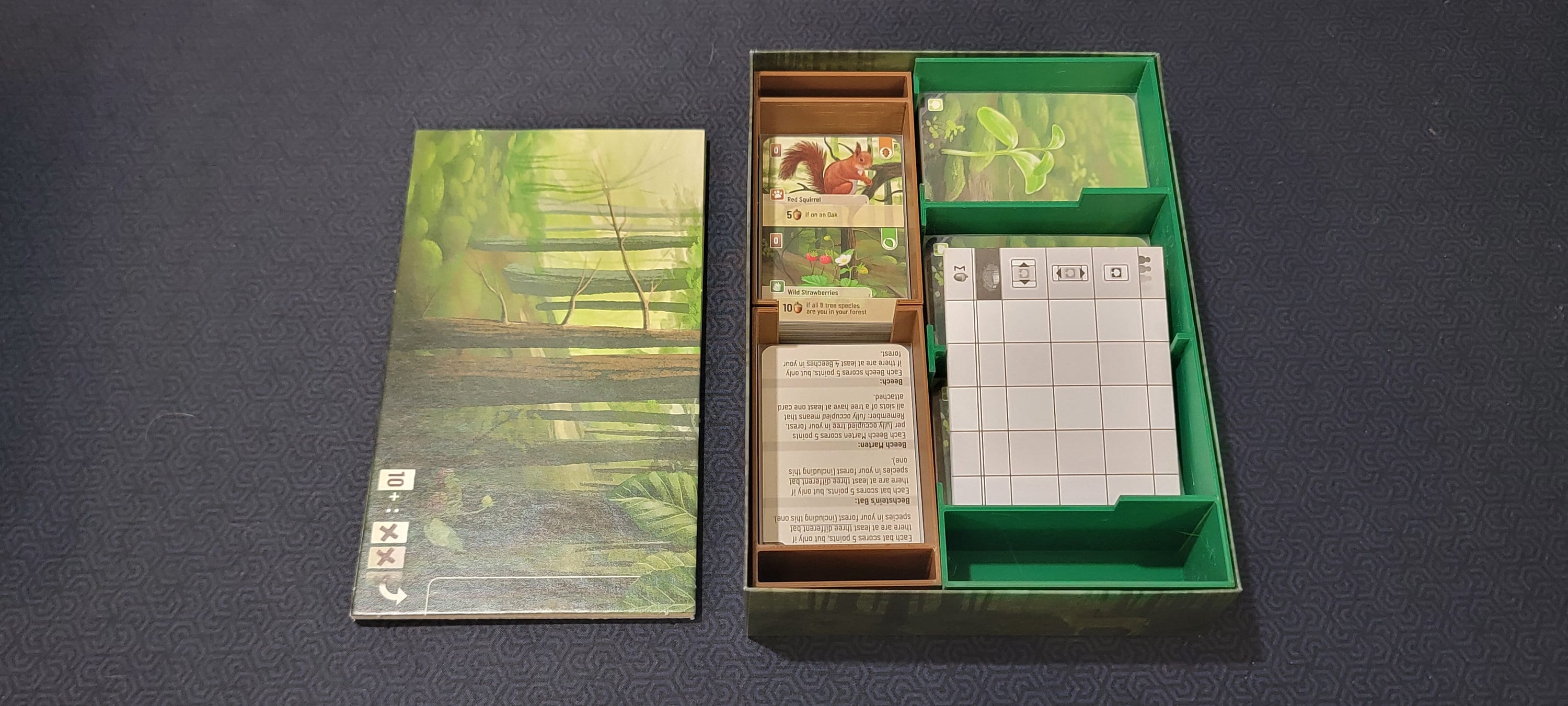 Forest Shuffle 3D Printed Insert/organizer - Supports Alpine Expansion ...