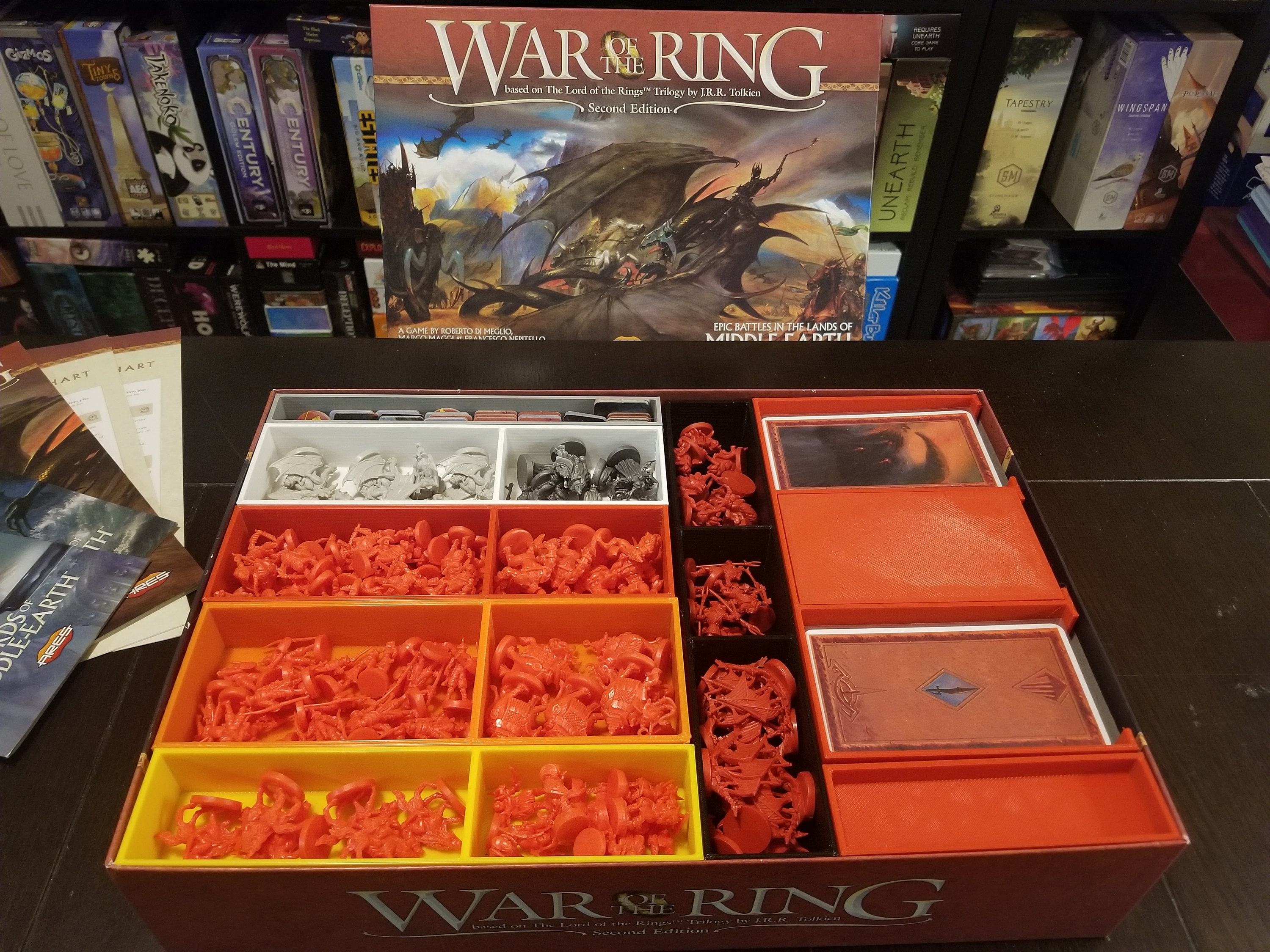 War of the Ring 3D Printed Insert W/ Expansions & Custom Dice Etsy