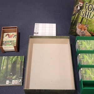 Forest Shuffle 3D Printed Insert/Organizer - Supports Alpine Expansion, Sleeved Cards and Future Expansions
