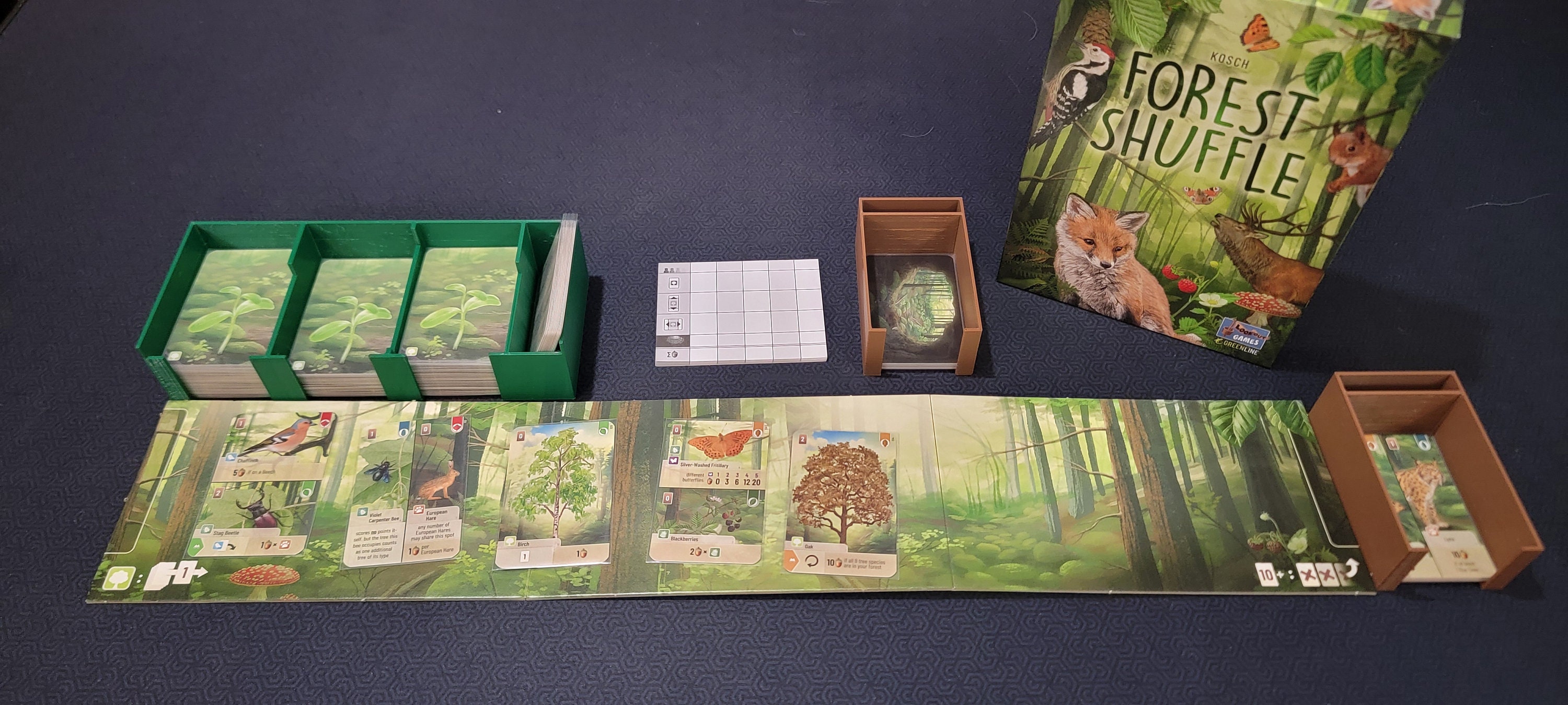 Forest Shuffle 3D Printed Insert/organizer - Supports Alpine Expansion ...