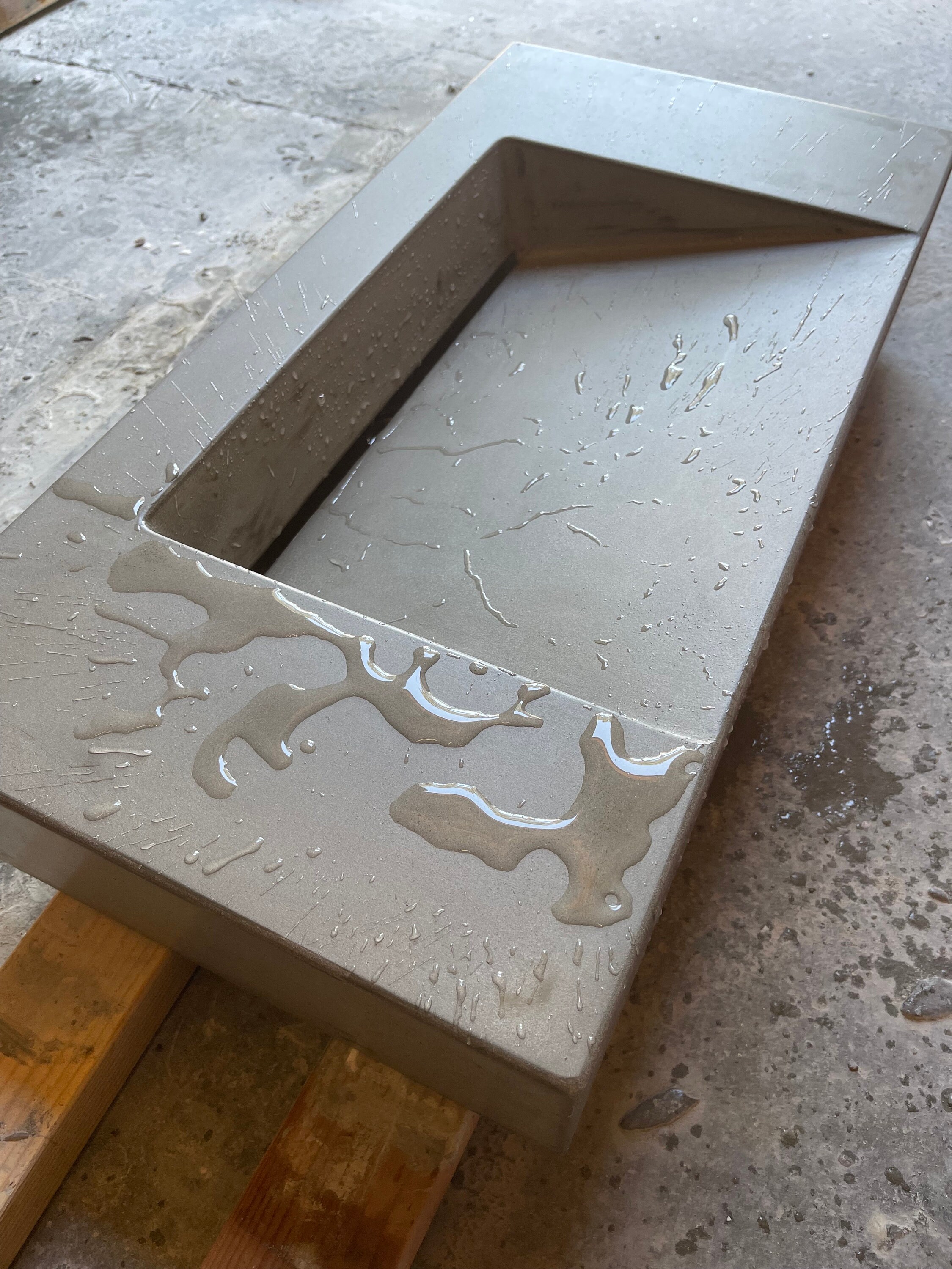 Fully Custom Artisan Concrete Sinks Etsy