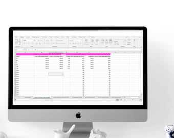 Cricut Pricing Guide, Cricut Pricing Tool, Cricut Pricing, Excel Template, Excel Spreadsheet, Cricut Shirt Pricing, Cricut Order Form