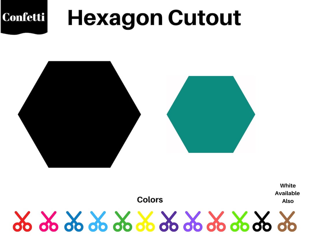 30 Hexagon Die Cut, Hexagon Cardstock, Hexagon Cardstock, Cut Out Paper