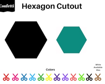 30 Hexagon Die Cut, Hexagon Cardstock, Hexagon Cardstock, Cut Out Paper Shapes, Cardstock Cutout, Decoration, Geometric Shape, Table Topper