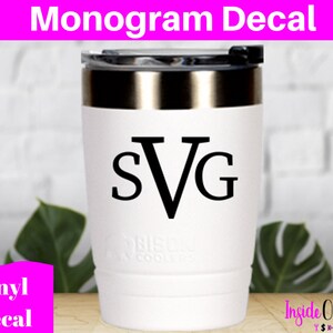 Download Pineapple Monogram Decal Pineapple Decal Vinyl Name Decal Etsy