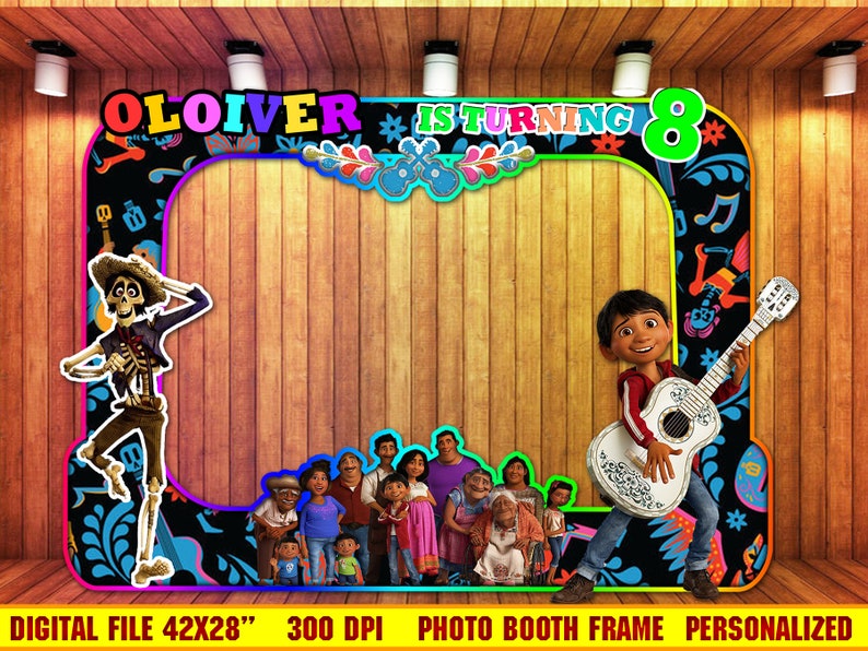 Coco Photo Booth Frame Hector Birthday Image 0