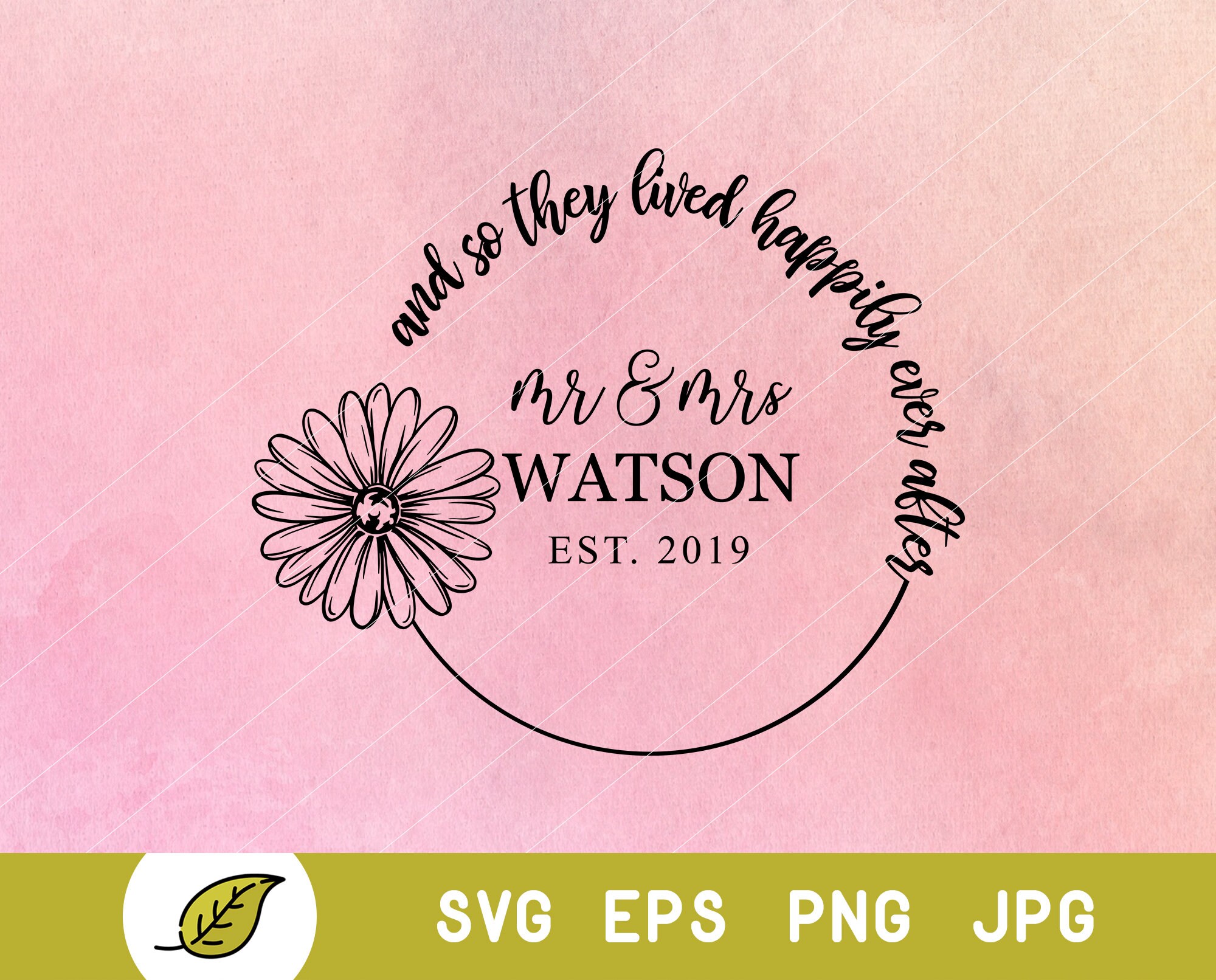 Download Mr and mrs svg last name svg family name svg established ...