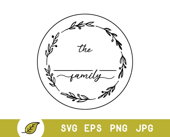 Download Monogram Svg Family Name Svg Last Name Svg Initial Svg Etsy