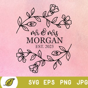 mr and mrs svg, last name svg, family name svg, established svg, his and her svg, just married svg, bride groom svg, engagement svg