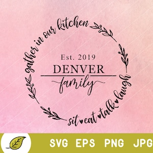 Küchen svg, Bauernhaus svg, Willkommen svg, Schneidebrett svg, Topflappen svg, Monogramm svg, Nachname svg, Familienname svg, Geschirrtuch svg