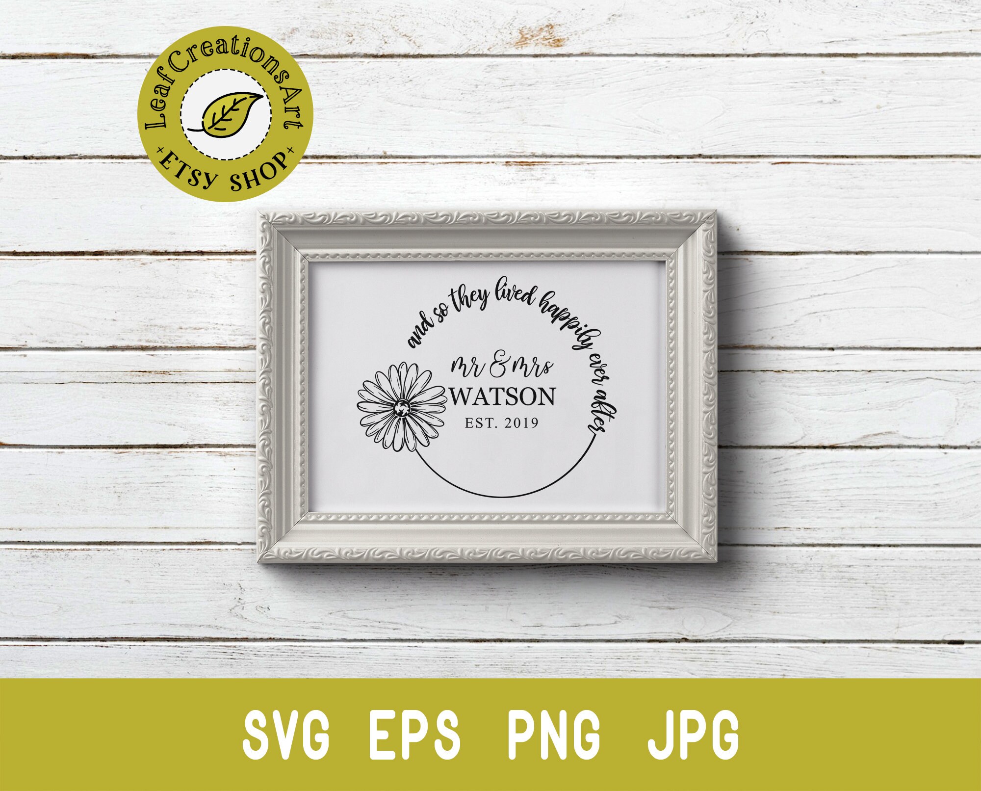 Mr and mrs svg last name svg family name svg established ...