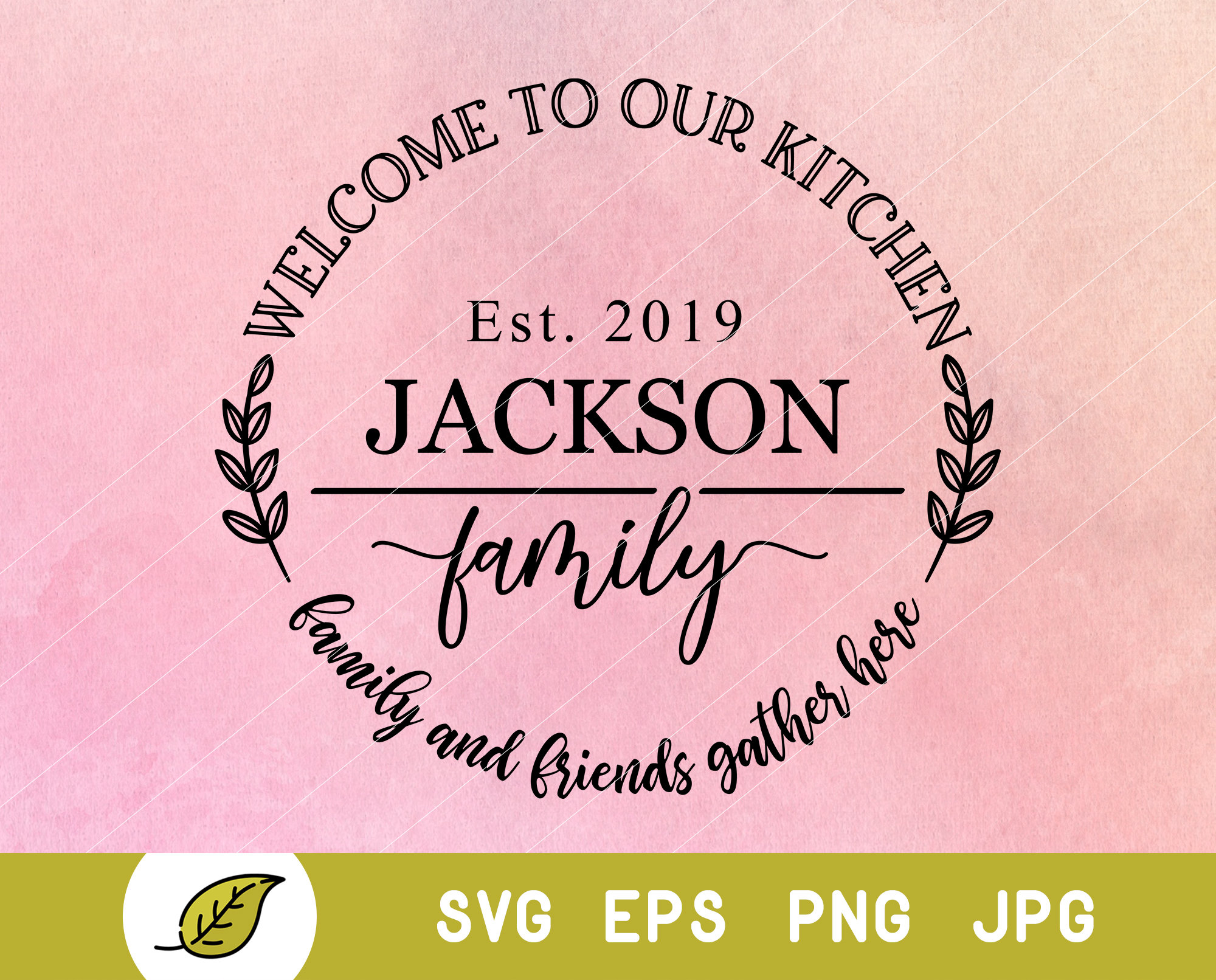 Download Kitchen Svg Farmhouse Svg Welcome Svg Cutting Board Svg Etsy