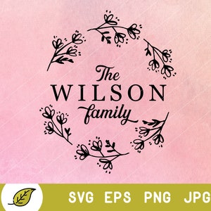 welcome svg, farmhouse svg, last name svg, family name svg, establish svg, round svg, round monogram font, vine monogram svg, established