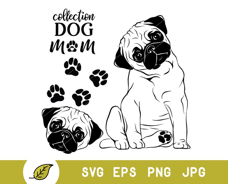 Free Free Pug Mom Svg Free 596 SVG PNG EPS DXF File