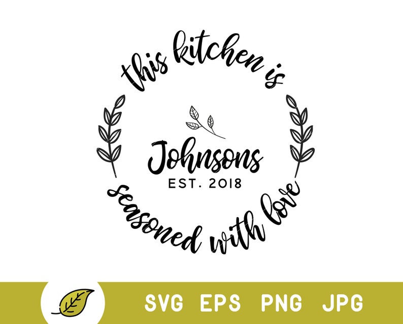Download Kitchen svg pot holder svg last name svg family name svg ...