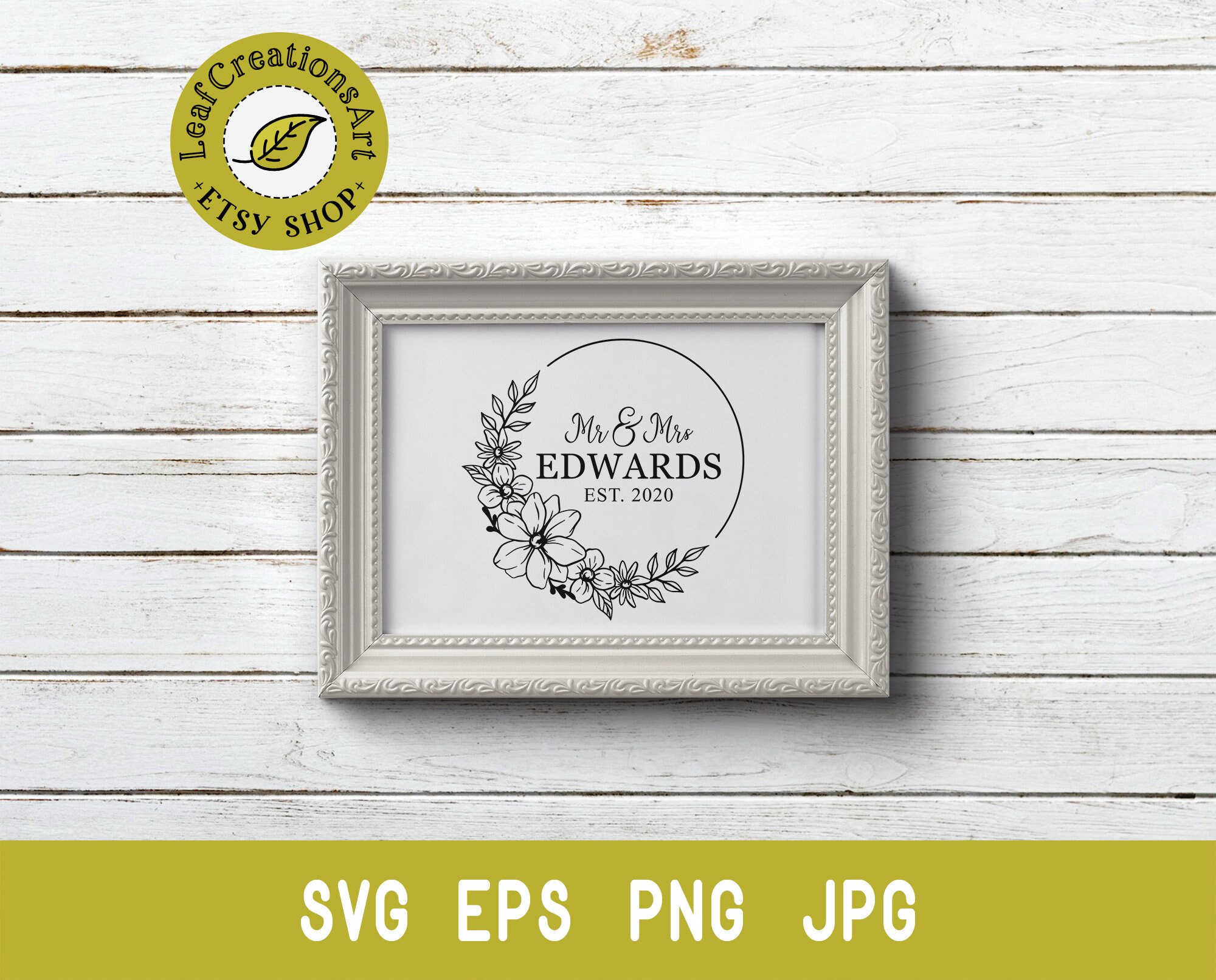 Download Mr and mrs svg last name svg family name svg established ...
