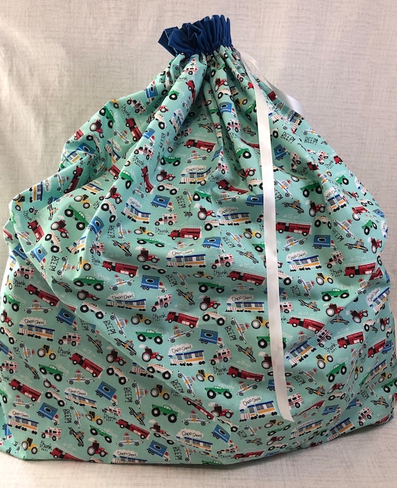 Fabric Gift Bag Jumbo Reusable Gift Bag for Boys Etsy
