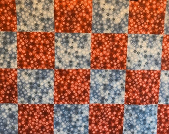 Holiday Quilt Top Kit For Beginners, Pre-cut