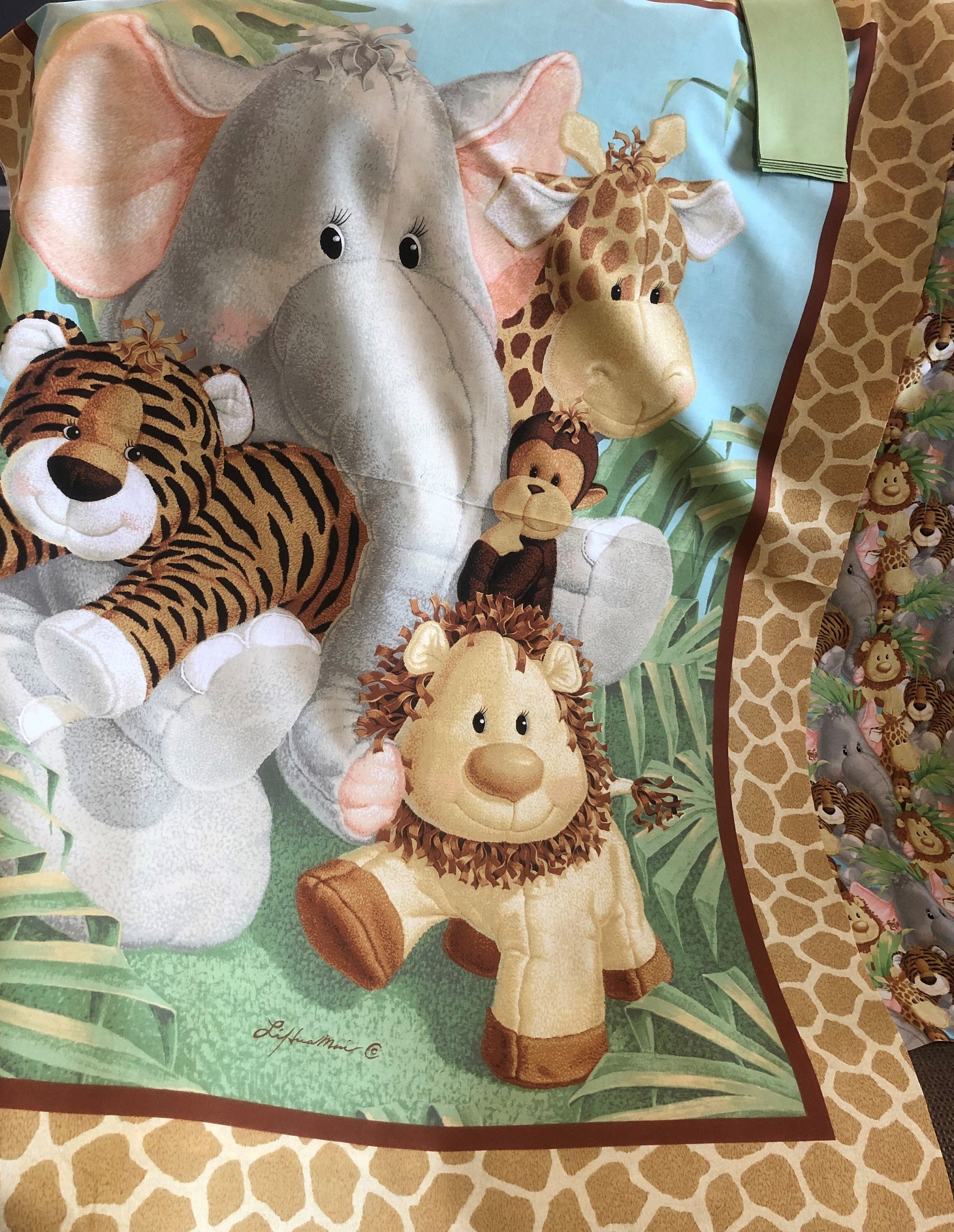 Spotted - Jungle Animals Fabric Collection by Riley Blake — Block Party  Quilt Co Precut Quilt Kits