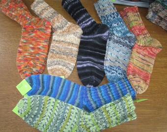 Kindersocken Gr. 32/33/Wollsocken/Socken handgestrickt