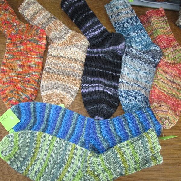 Kindersocken Gr. 32/33/Wollsocken/Socken handgestrickt