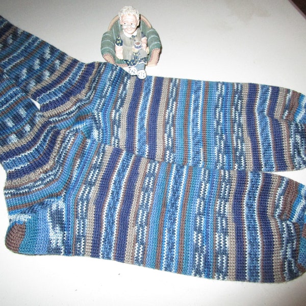 Gestrickte Socken 45-46-47 , Socken, Strümpfe gestrickt, 4- fach Sockenwolle