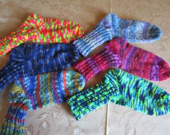 Kindersocken, Gr. 28/29/Wollsocken/Socken, handgestrickt