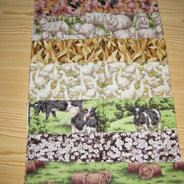 Fabric package Animals Farm