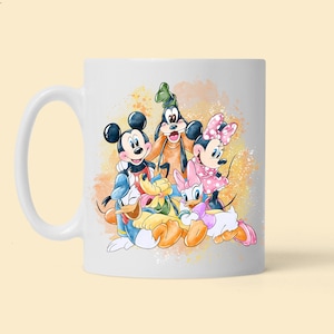 Motivtasse "Mouse & Friends", Tasse mit Aufdruck, Watercolor, Geschenk für Kinder und Erwachsene, Mitbringsel, personalisierbar