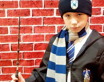 Magical Wizard Ensemble: Children's Robe, Hat, Scarf, and Tie Set for Endless Adventures