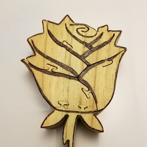 wooden rose puzzle wooden rose puzzle
