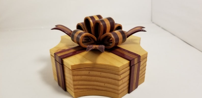 Wooden Bow Box