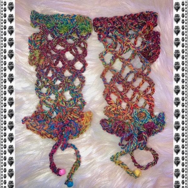 PATRON AU CROCHET - Gants de Mage