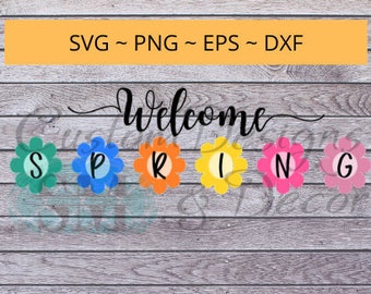 Welcome Spring - Cotizacion de archivo SVG de Flowers