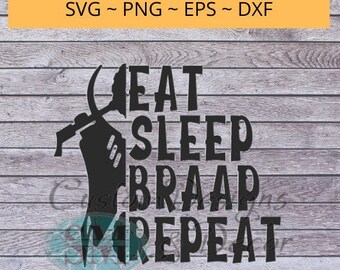 Eat Sleep Braap Repeat Dirt Bike svg file bundle