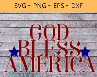 God Bless America - svg Datei Zitat