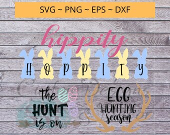 Hippity Hoppity - svg file bundle