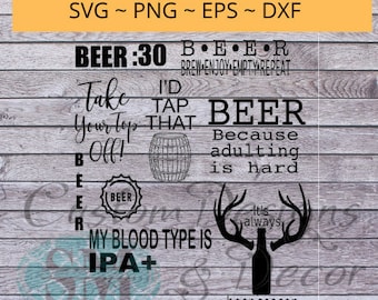 Beer Bottle Cap Opener Design Files - svg file bundle digital files