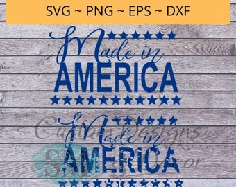 Hecho en América svg paquete de cotizaciones de archivos svg