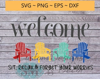 Sillas de bienvenida - cita de archivo svg