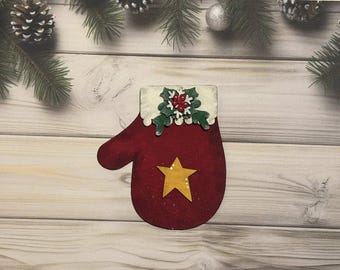 Kit fai da te incompiuto - Ornamento a guanto in legno