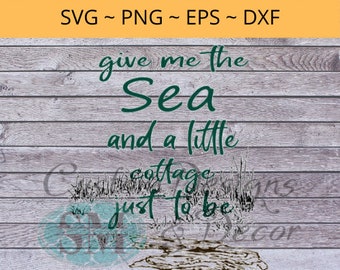 Give Me the Sea svg cita de archivo