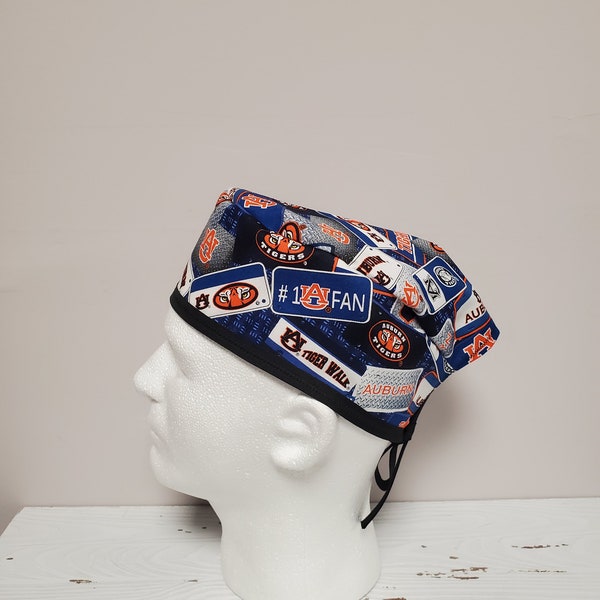 Unisex or Men's University of Auburn Tigers Surgical Scrub Cap Hat